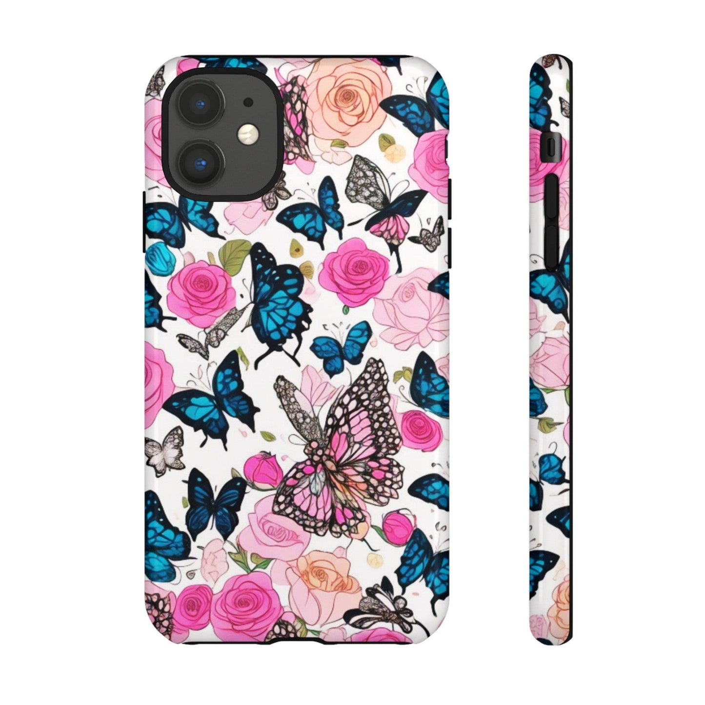 Tough Cellphone Case :" Eclectic Elegance Phone Case Collection" ( Floral patterns)