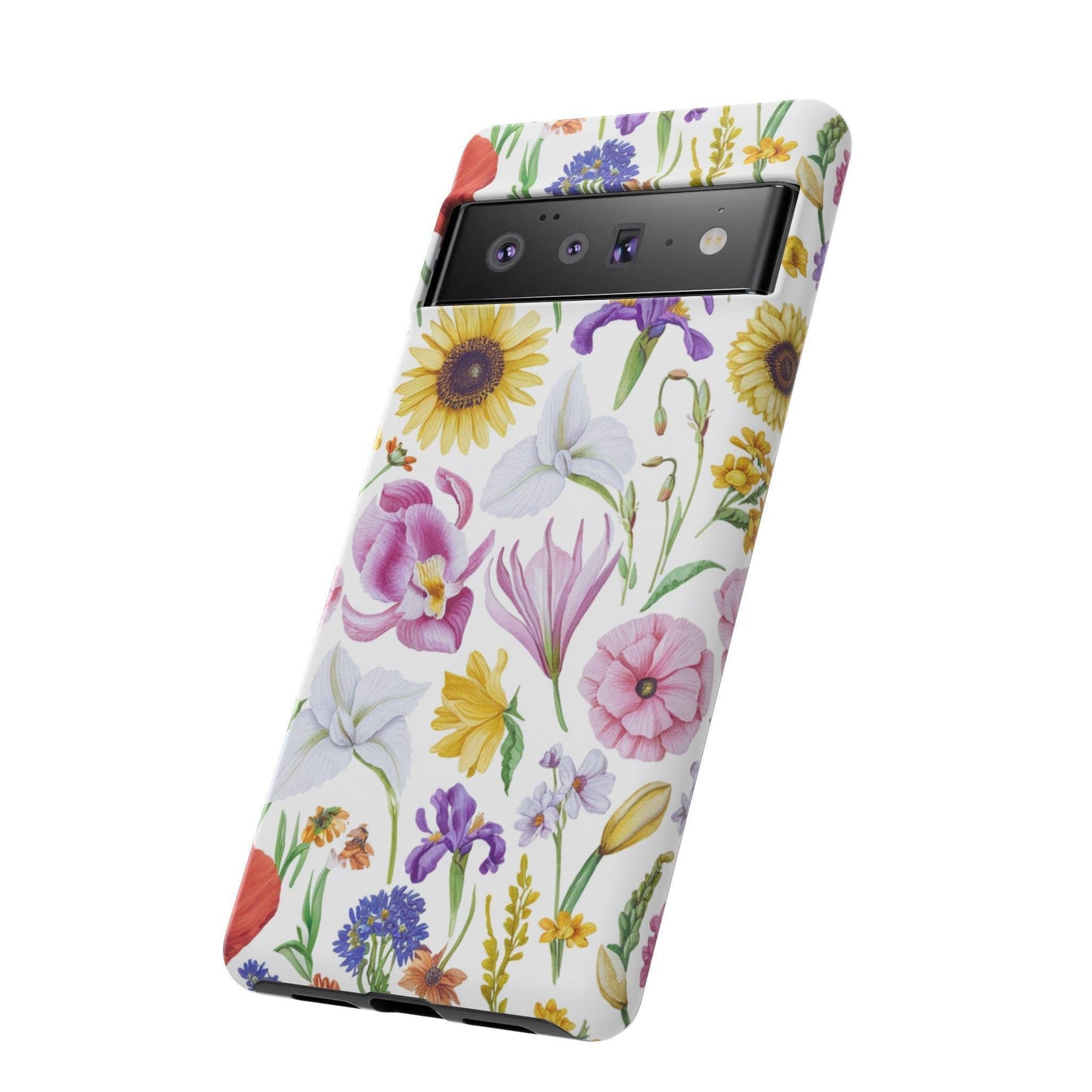 Tough Cellphone Case :" Eclectic Elegance Phone Case Collection" ( Floral patterns)