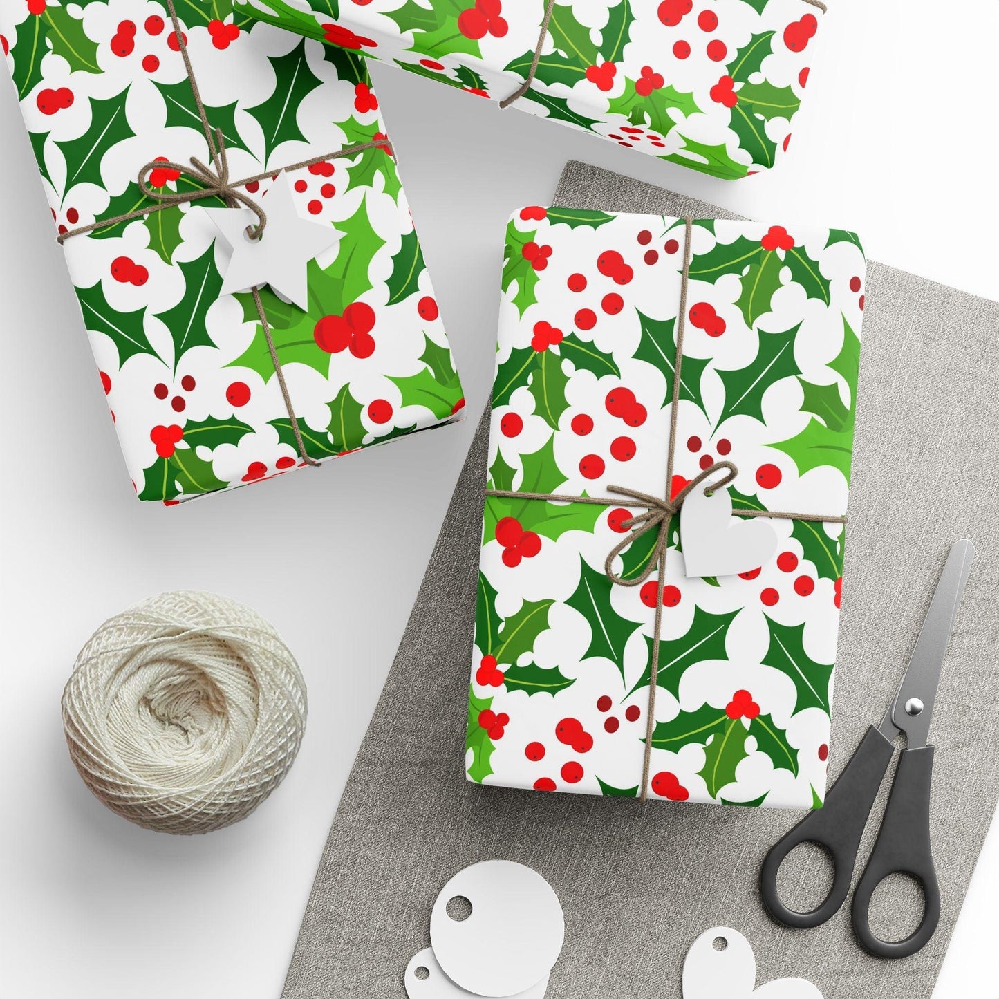 Festive Christmas Holiday Wrapping Paper - Cosmic Creations by Karen