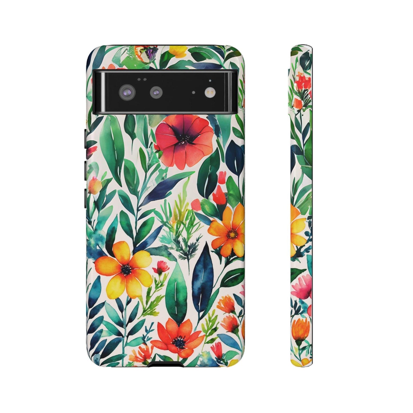 Tough Cellphone Case :" Eclectic Elegance Phone Case Collection" ( Floral patterns)