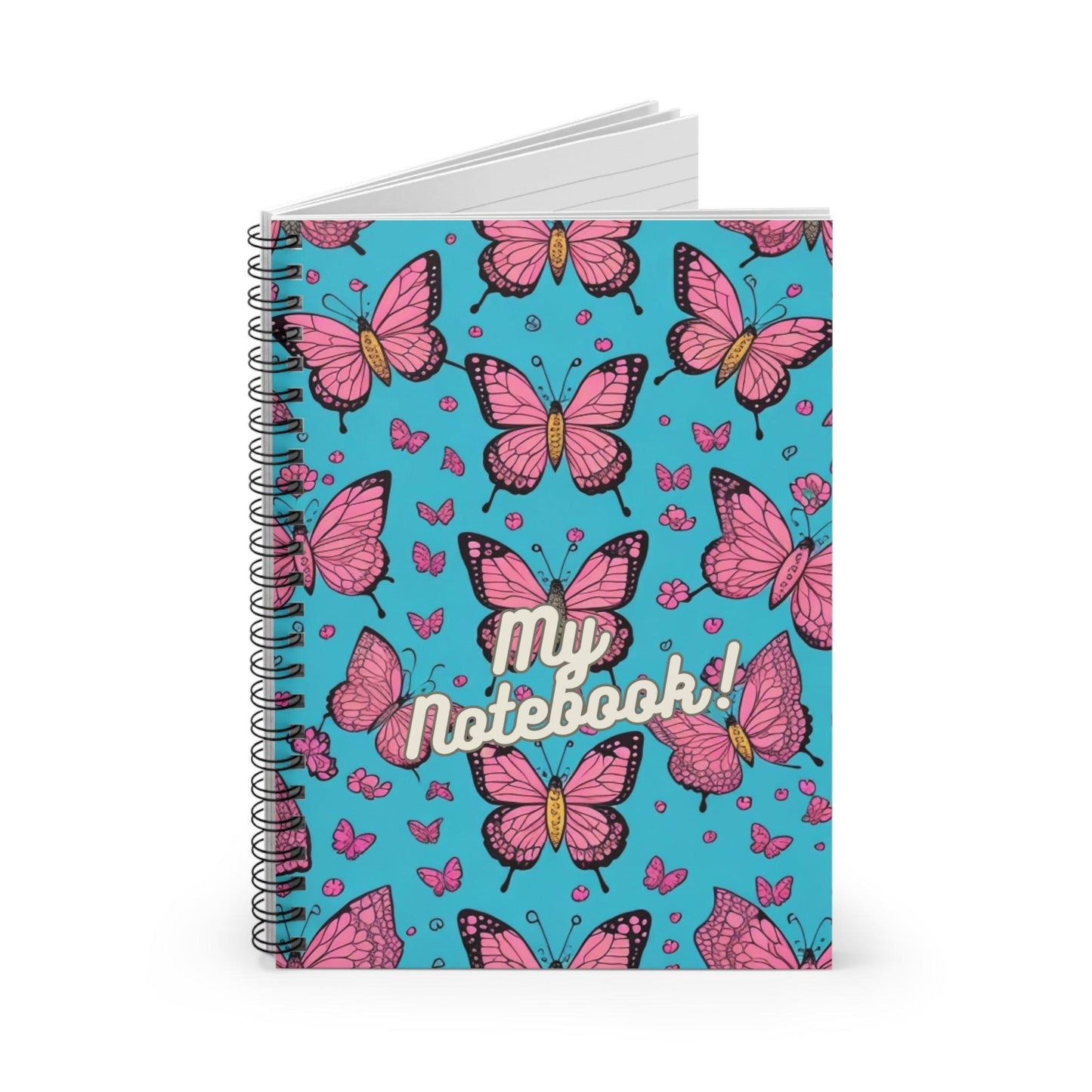 Floral and Butterfly Spiral Notebook Collection - Cosmic Creations by Karen