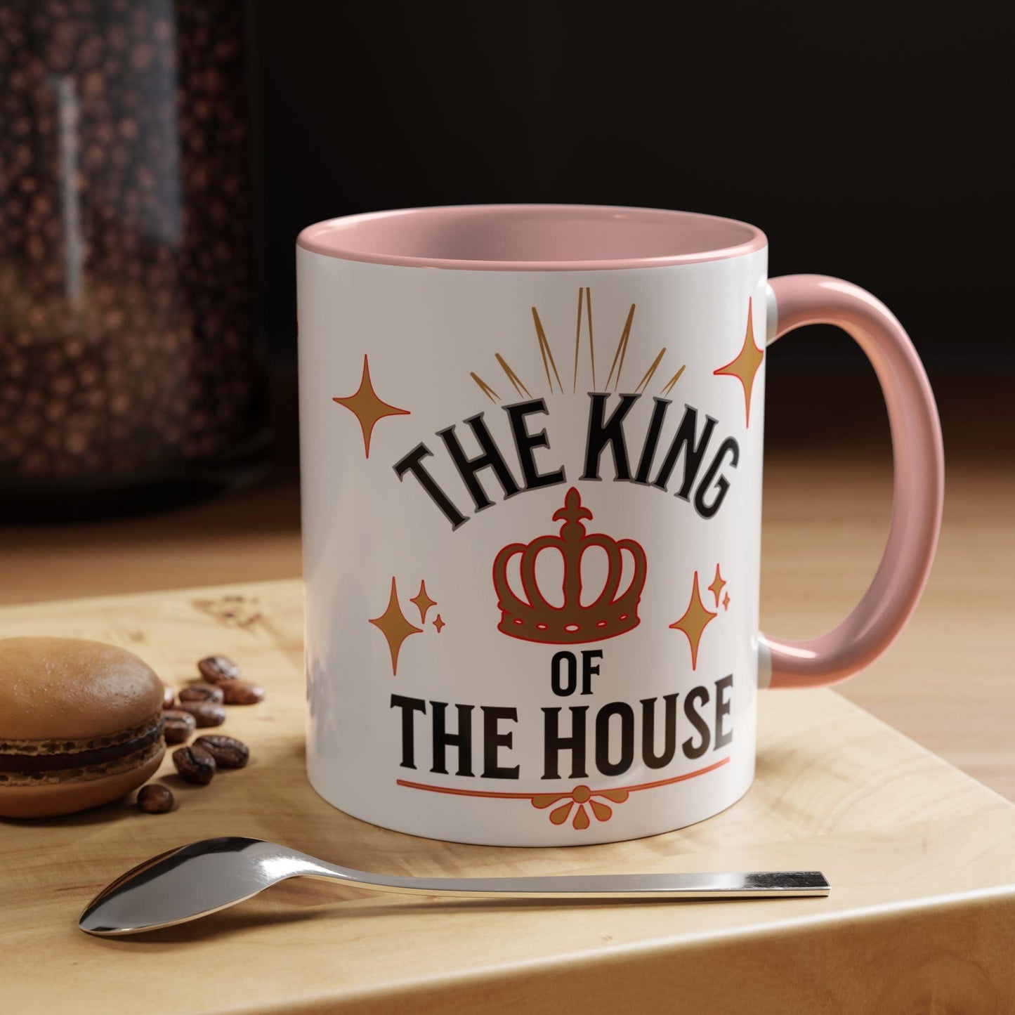 Royal Accent Coffee Mug   (11, 15oz)  " Dad, The King of the House Collection"