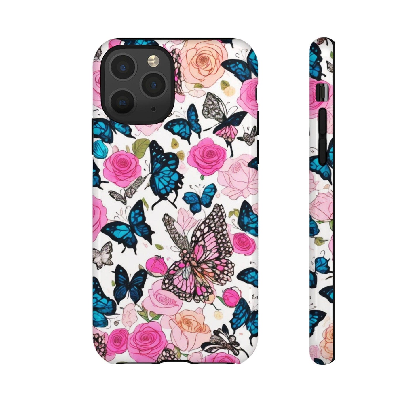 Tough Cellphone Case :" Eclectic Elegance Phone Case Collection" ( Floral patterns)