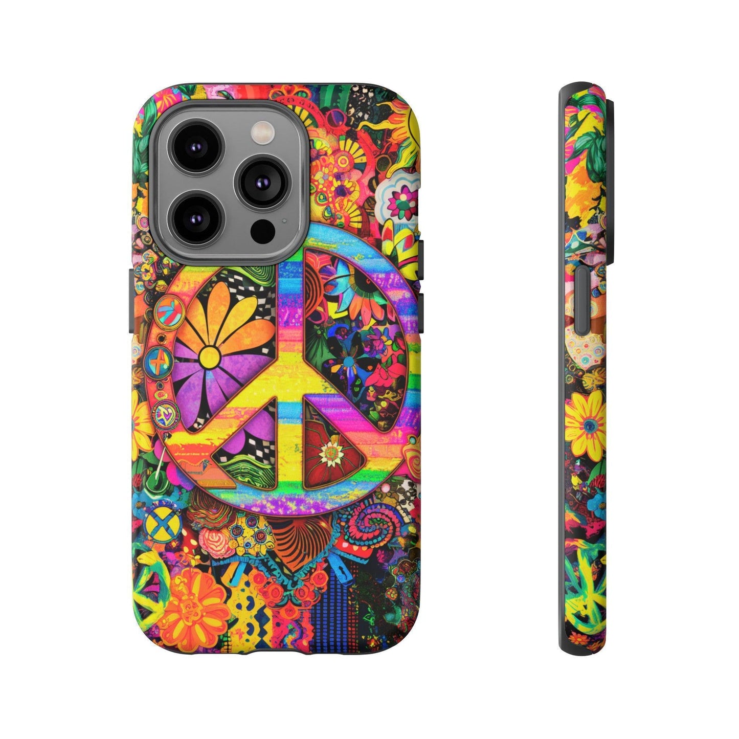 Tough Phone Case :" Eclectic Elegance Phone Case Collection" ( Hippie Style patterns)