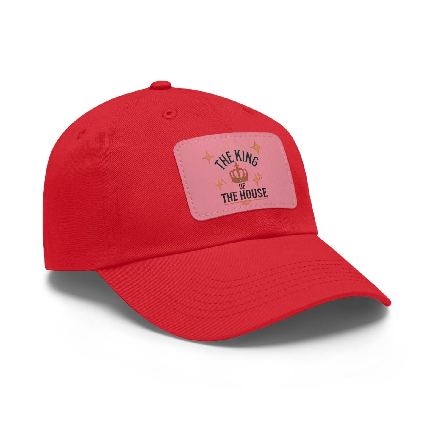 Leather Patch King's Dad Hat :  "Dad, The King of the House Collection"