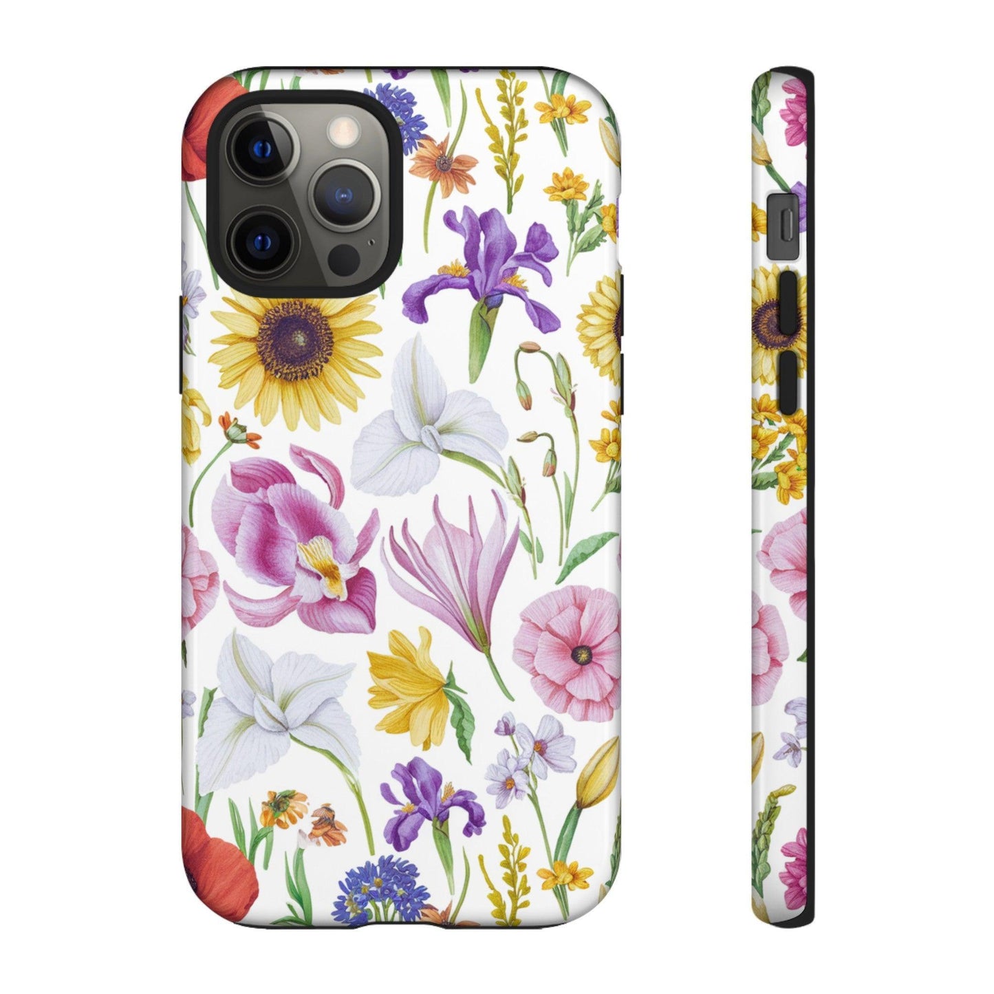 Tough Cellphone Case :" Eclectic Elegance Phone Case Collection" ( Floral patterns)