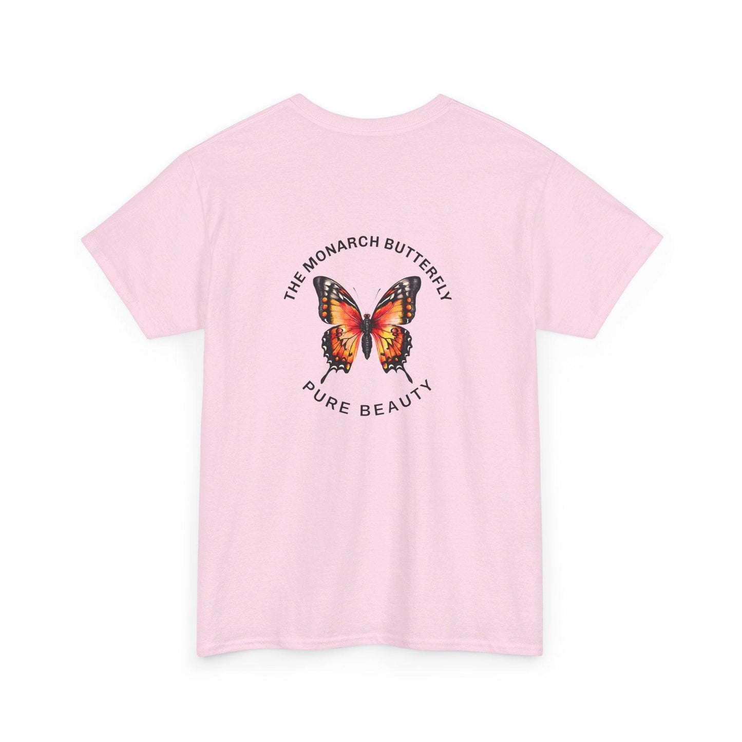 Camiseta unisex de algodón pesado: "La colección Mariposa Monarca"