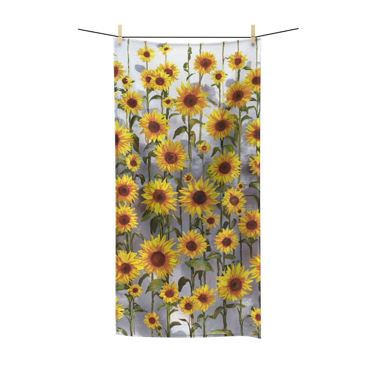 "Sunflower Polycotton Towel"