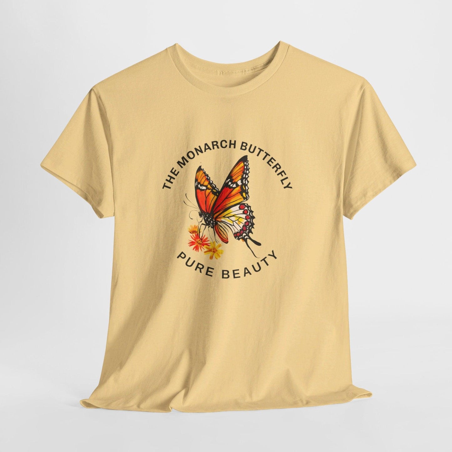 Camiseta unisex de algodón pesado: "La colección Mariposa Monarca"