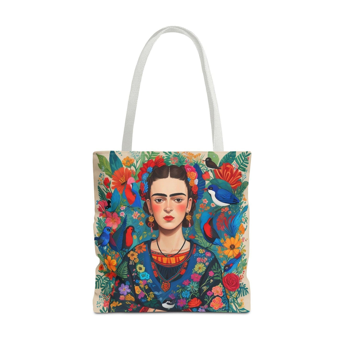 Frida Inspired Tote Bag, looking for a stylish way to carry your essentials or searching for the perfect gift, stunning and awesome Tote bag - Cosmic Creations by Karen