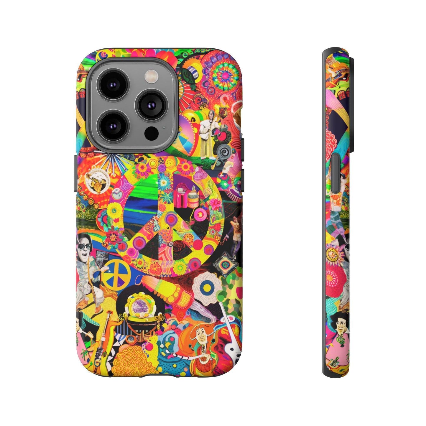 Tough Phone Case :" Eclectic Elegance Phone Case Collection" ( Hippie Style patterns)