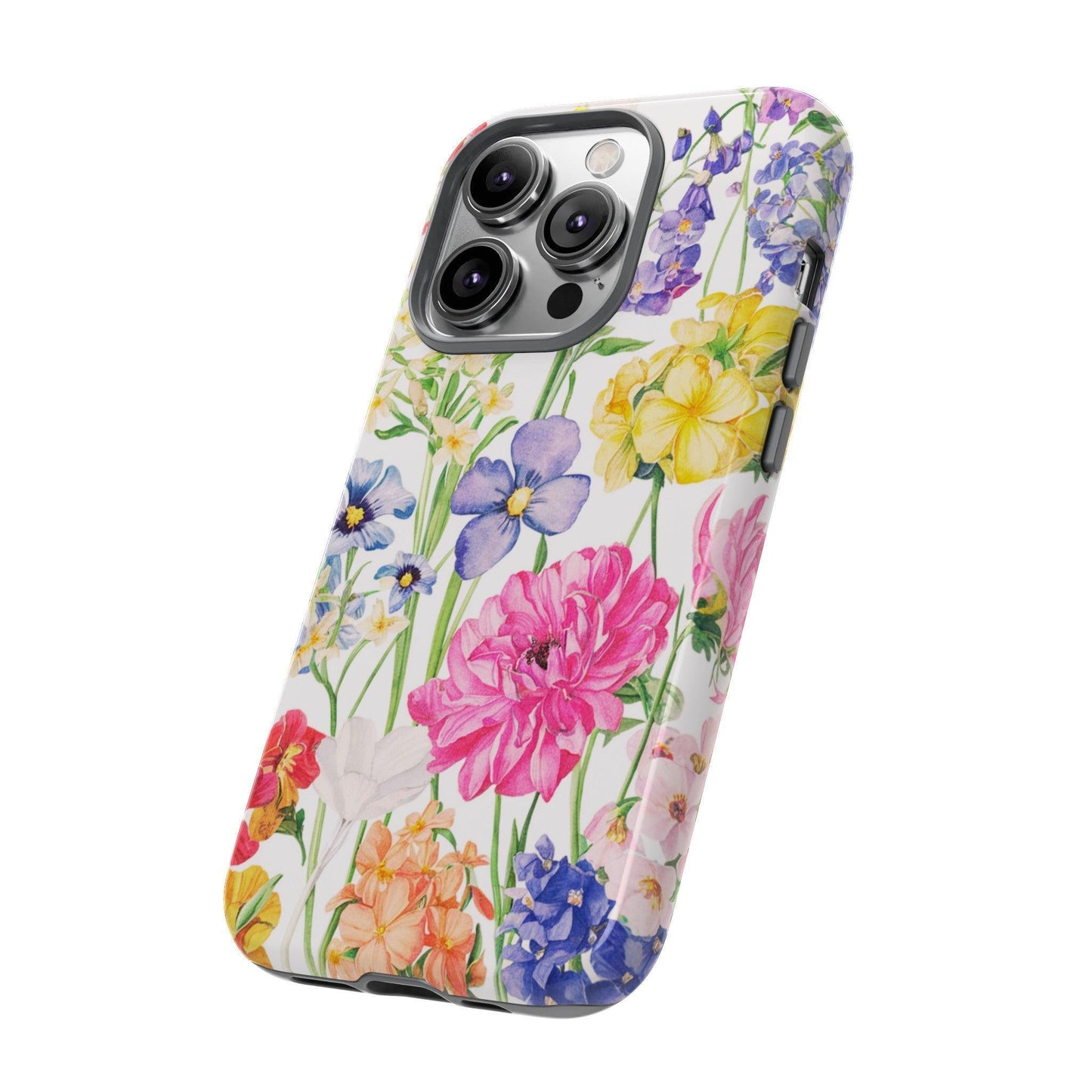 Tough Cellphone Case :" Eclectic Elegance Phone Case Collection" ( Floral patterns)