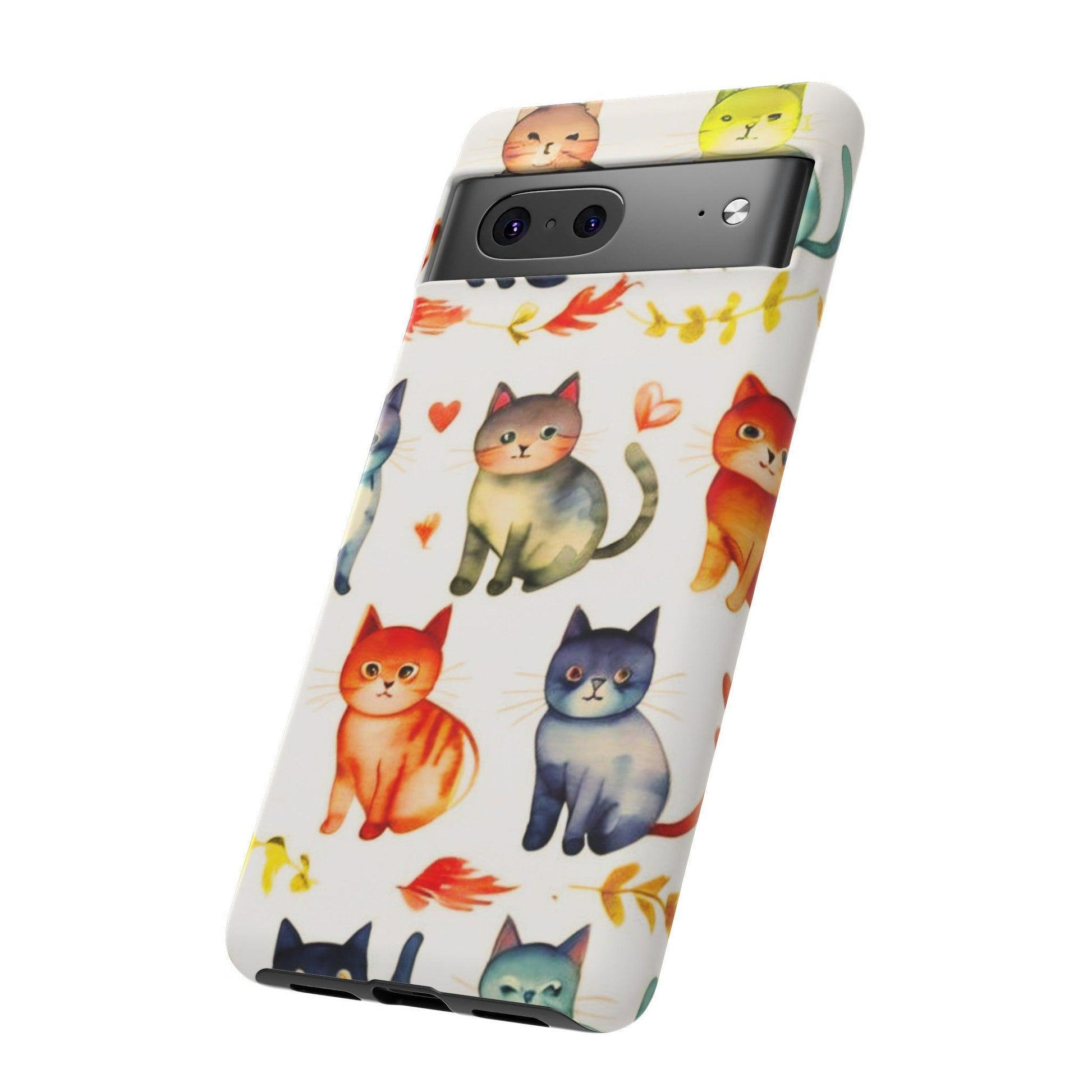 Cat Lovers Collection Tough Cellphone Case - Cosmic Creations by Karen