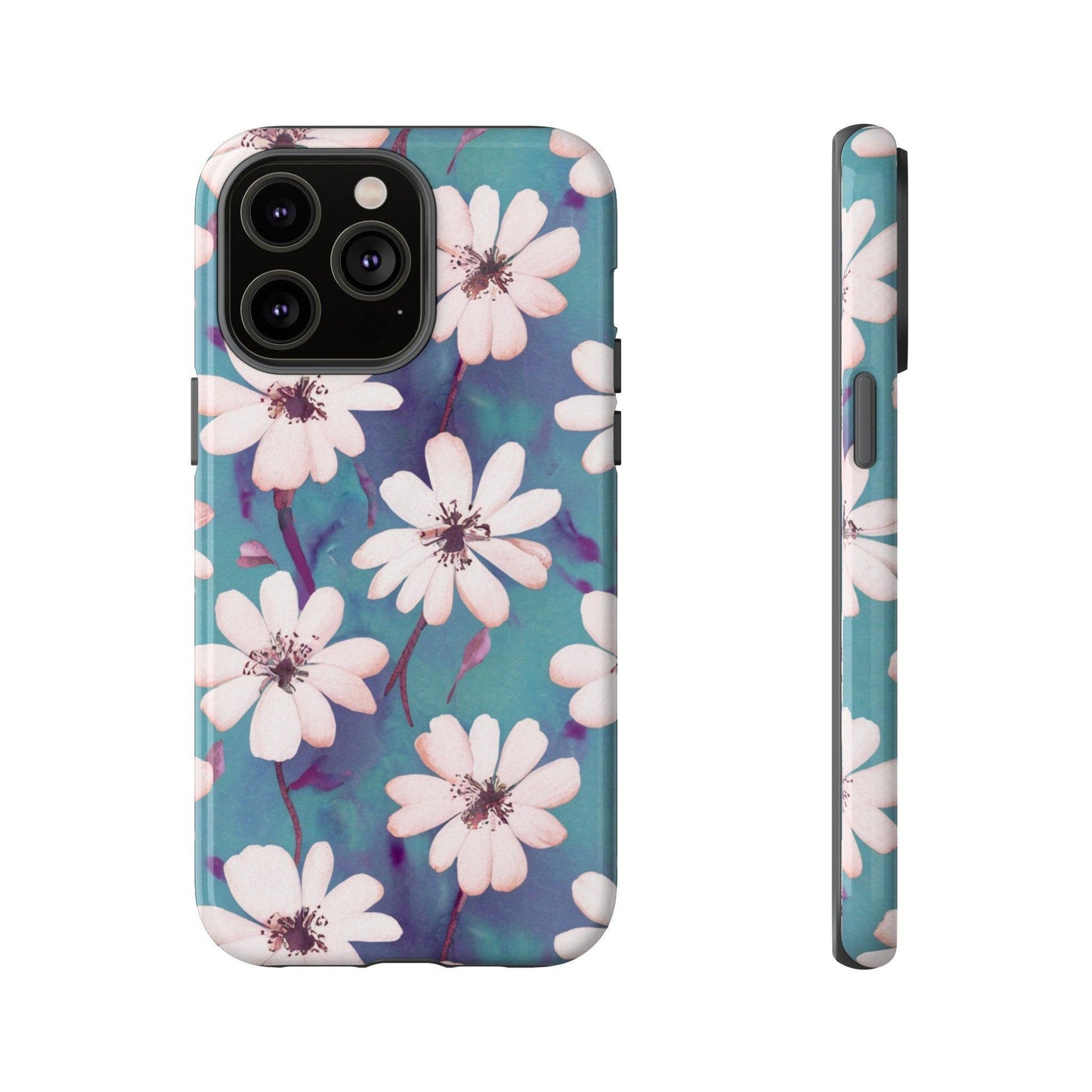 Tough Cellphone Case :" Eclectic Elegance Phone Case Collection" ( Floral patterns)