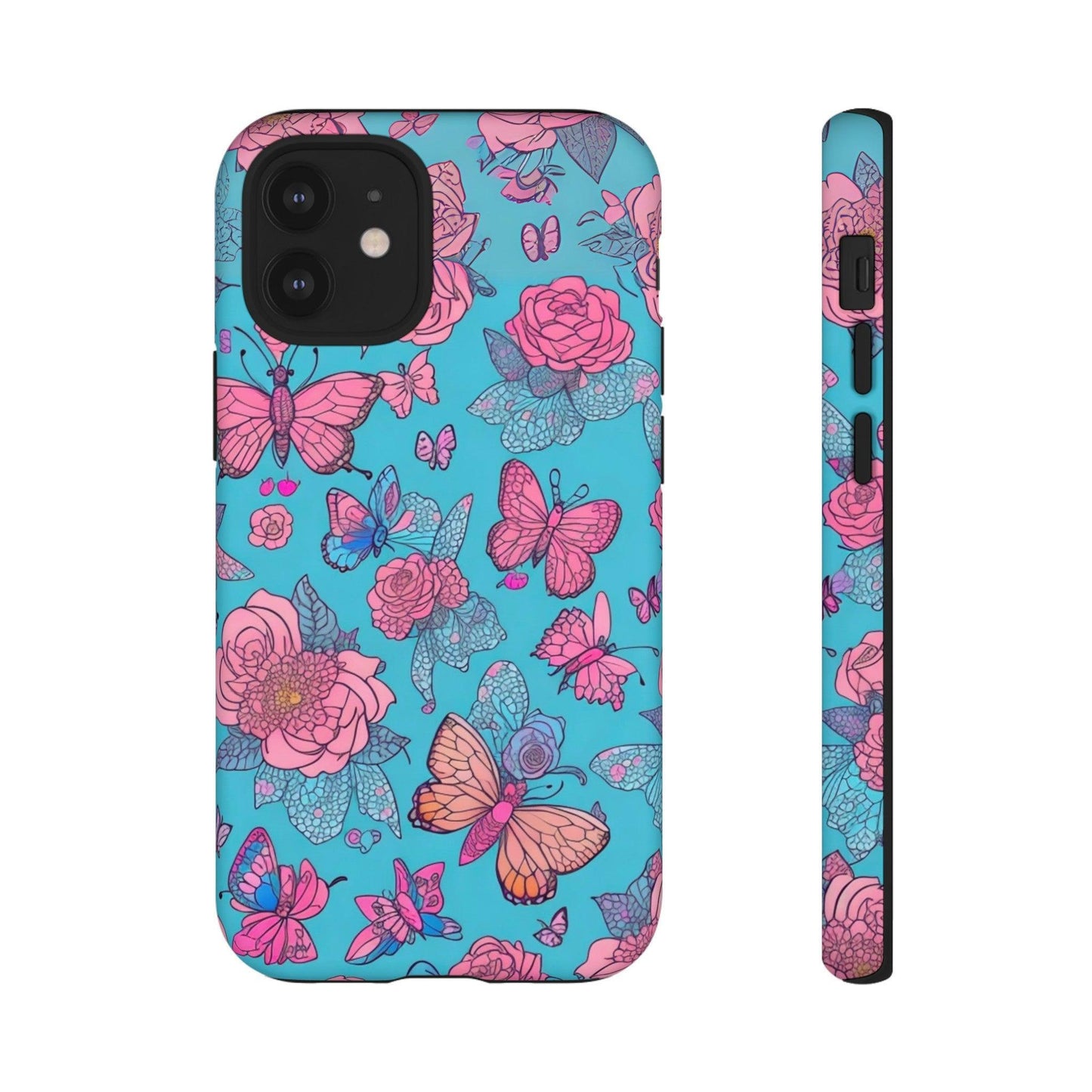 Tough Cellphone Case :" Eclectic Elegance Phone Case Collection" ( Floral patterns)