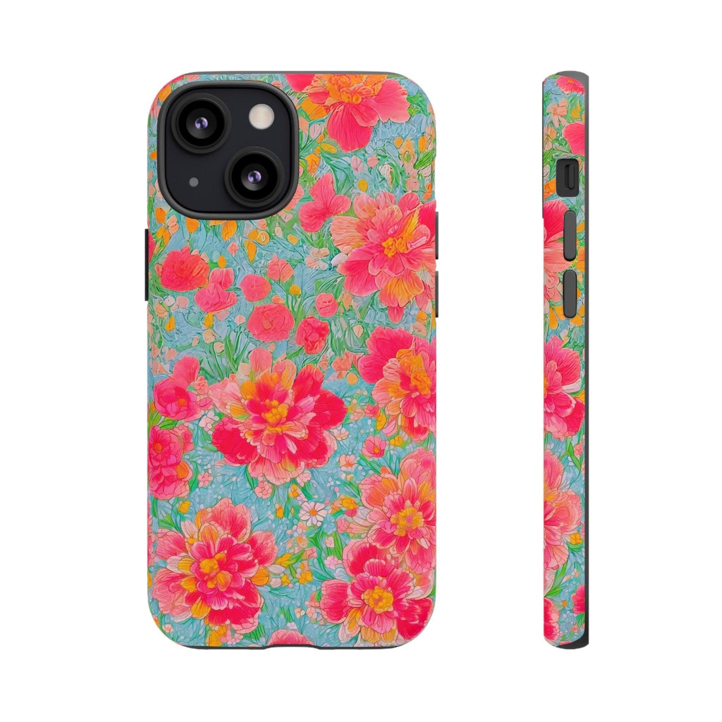 Tough Cellphone Case :" Eclectic Elegance Phone Case Collection" ( Floral patterns)