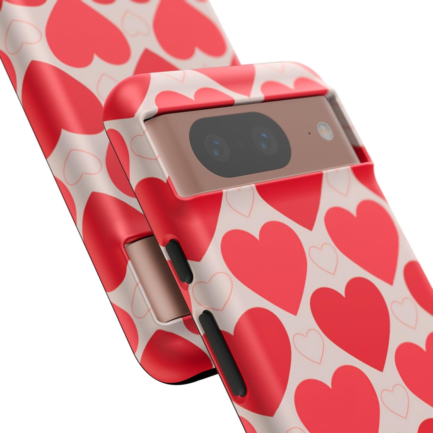 Tough Phone Case :" Eclectic Elegance Phone Case Collection" ( Hearts patterns)