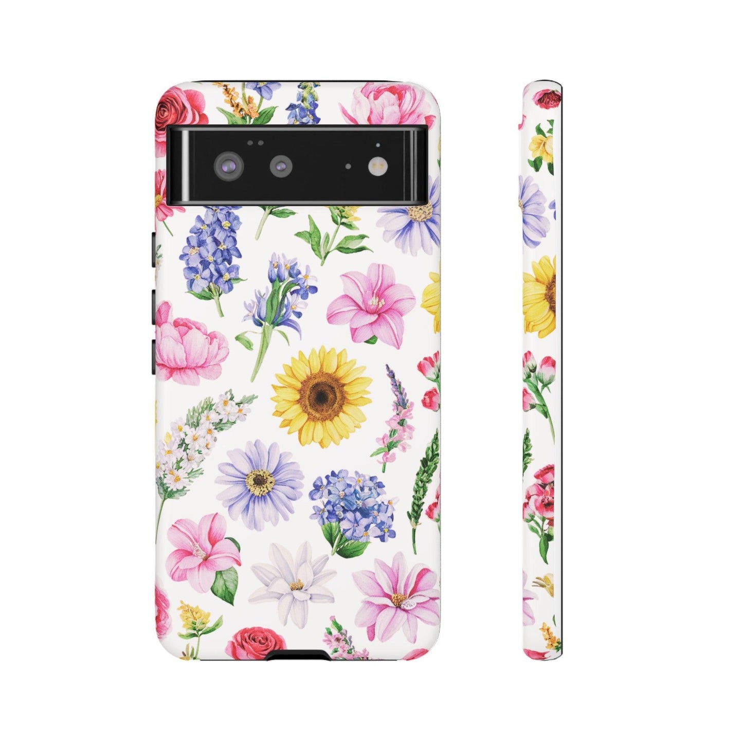 Tough Cellphone Case :" Eclectic Elegance Phone Case Collection" ( Floral patterns)