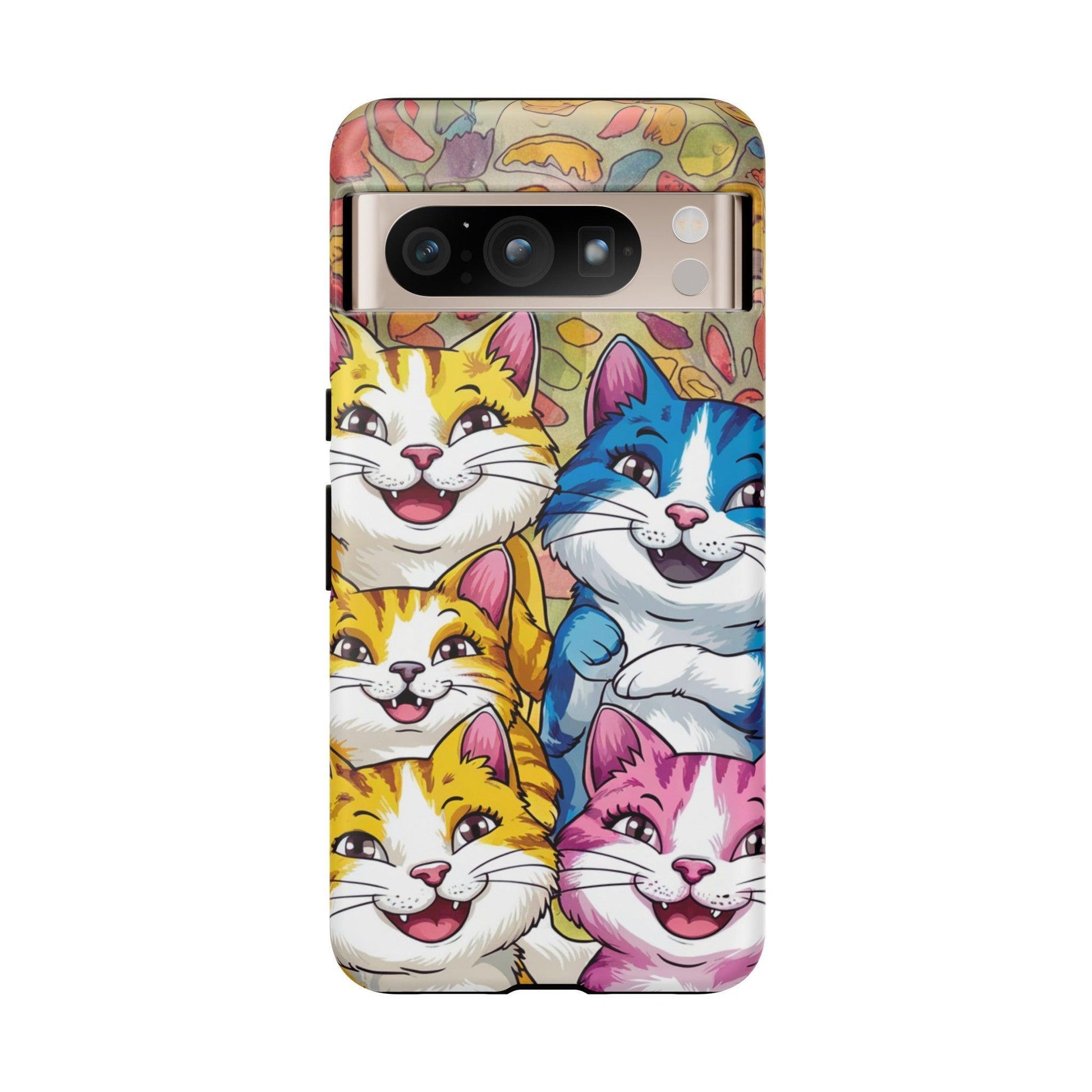 Cat Lovers Collection Tough Cellphone Case - Cosmic Creations by Karen