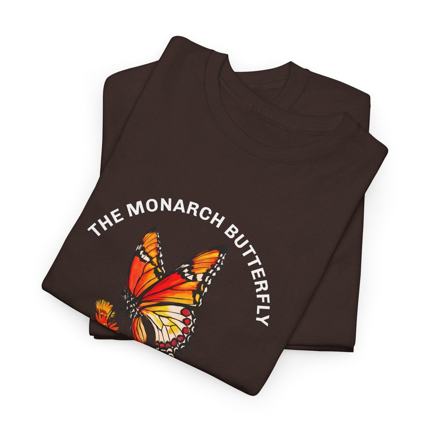 Camiseta unisex de algodón pesado: "La colección Mariposa Monarca"