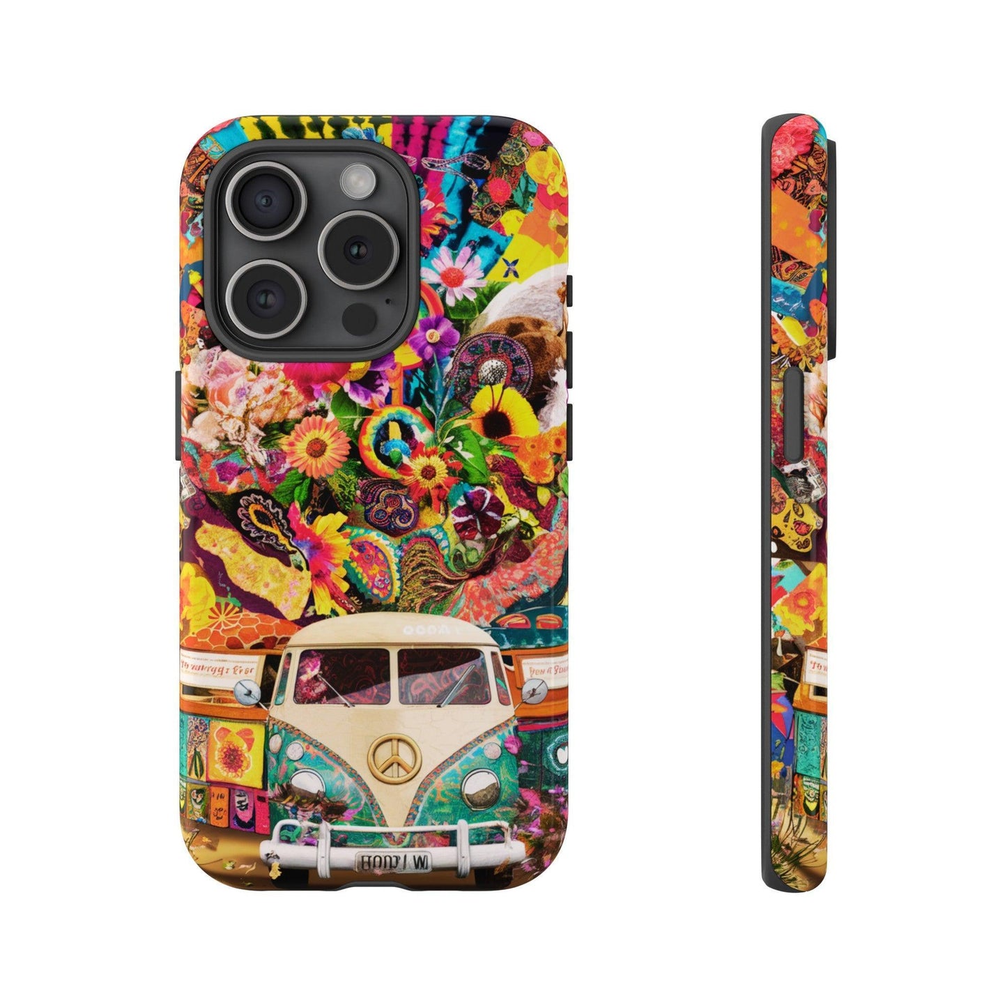 Tough Phone Case :" Eclectic Elegance Phone Case Collection" ( Hippie Style patterns)