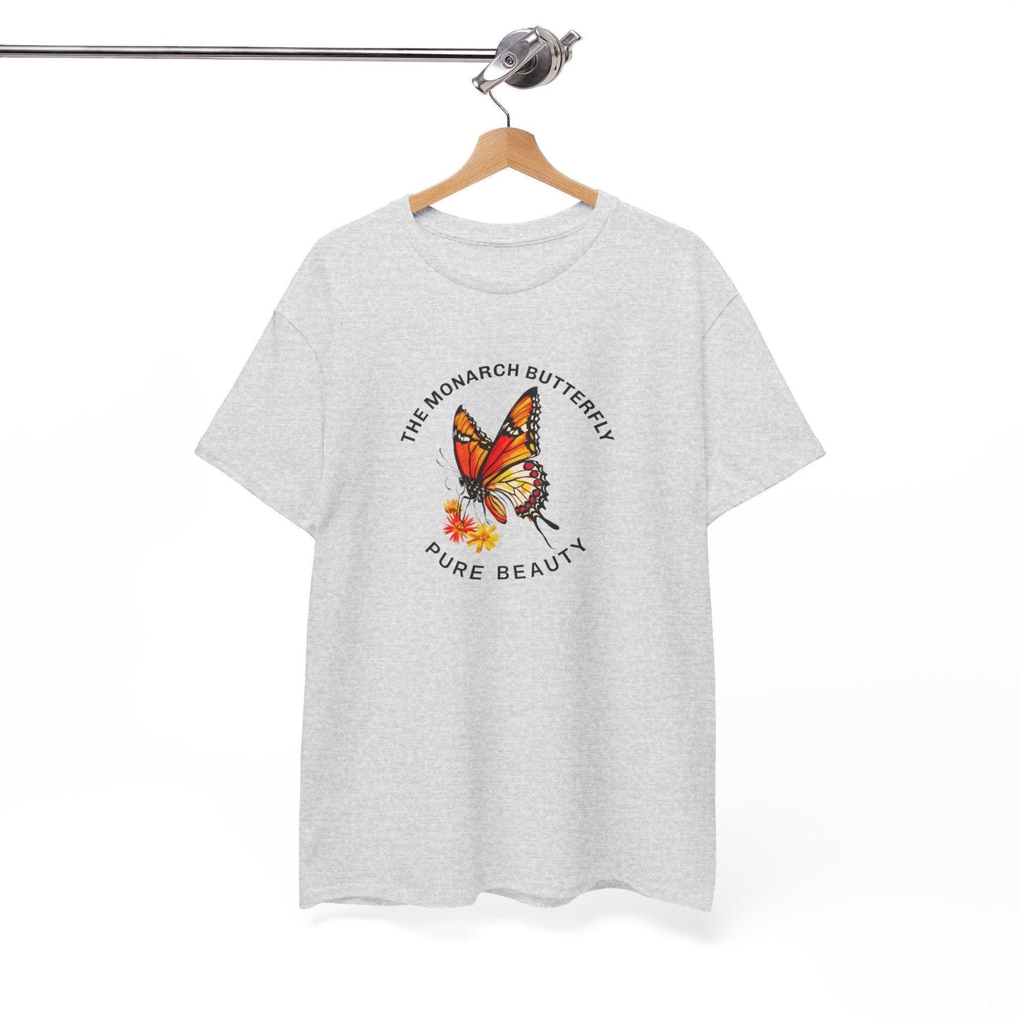 Camiseta unisex de algodón pesado: "La colección Mariposa Monarca"