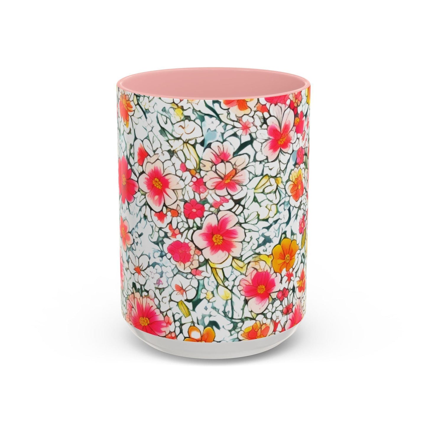 Coffee Mug with stunning floral motifs, the perfect gift for any occasion or celebration for friends, family, and colleagues. - Cosmic Creations by Karen