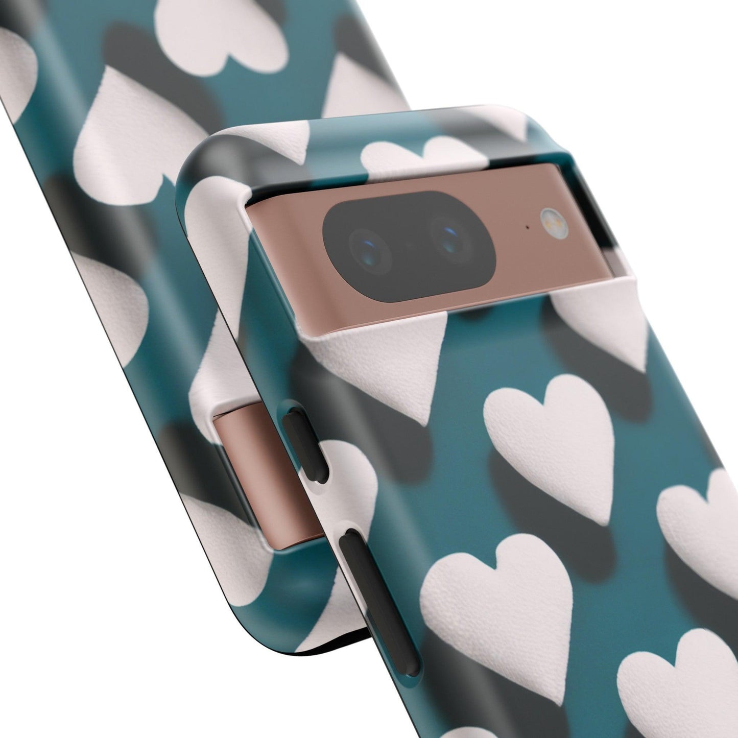 Tough Phone Case :" Eclectic Elegance Phone Case Collection" ( Hearts patterns)