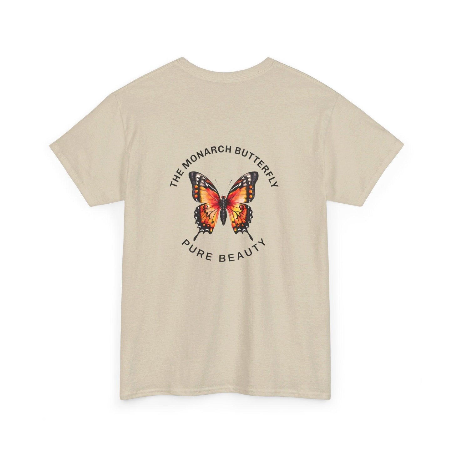 Camiseta unisex de algodón pesado: "La colección Mariposa Monarca"