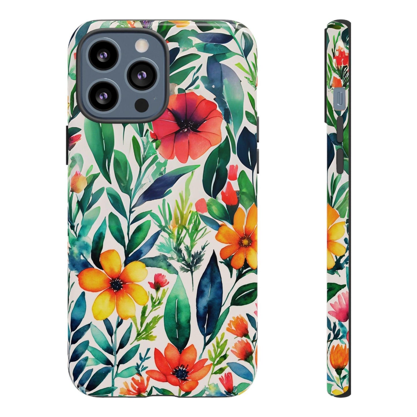 Tough Cellphone Case :" Eclectic Elegance Phone Case Collection" ( Floral patterns)