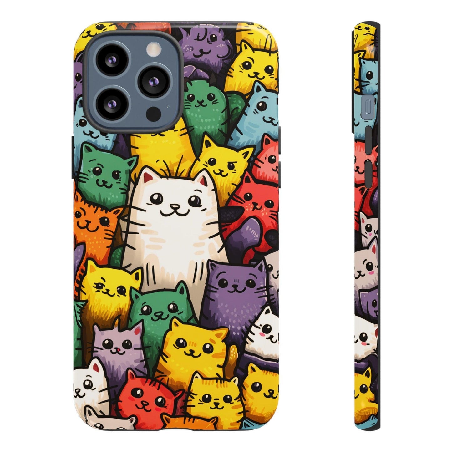 Cat Lovers Collection Tough Cellphone Case - Cosmic Creations by Karen