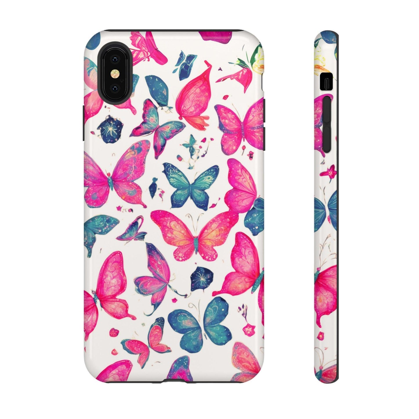 Tough Cellphone Case :" Eclectic Elegance Phone Case Collection" ( Hearts patterns)