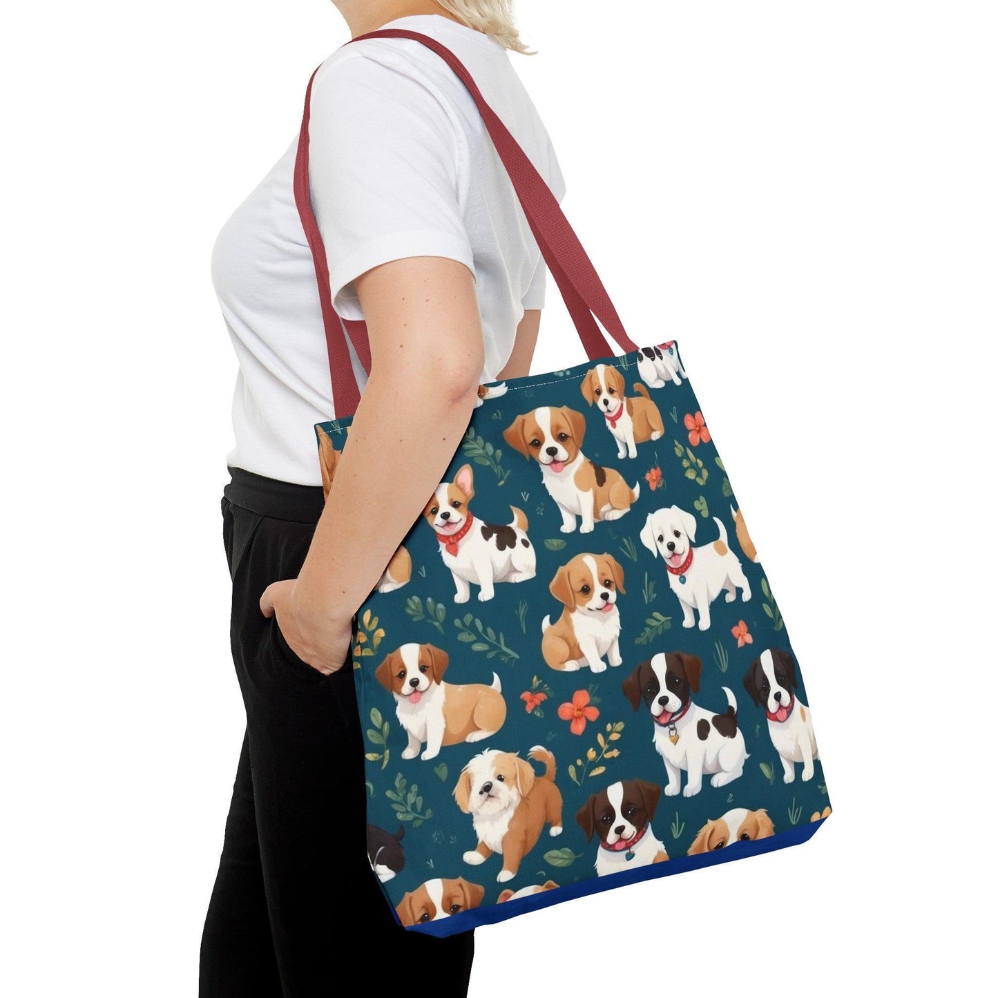 Doggone Cute Tote Bag | Perfect for carrying all your essentials | Shopping, beach, work, school, collegue, perfect gift for dog lovers - Cosmic Creations by Karen