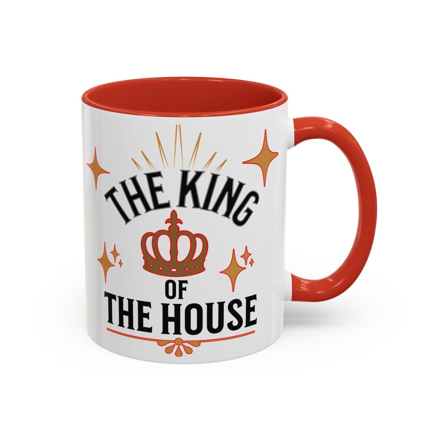 Royal Accent Coffee Mug   (11, 15oz)  " Dad, The King of the House Collection"