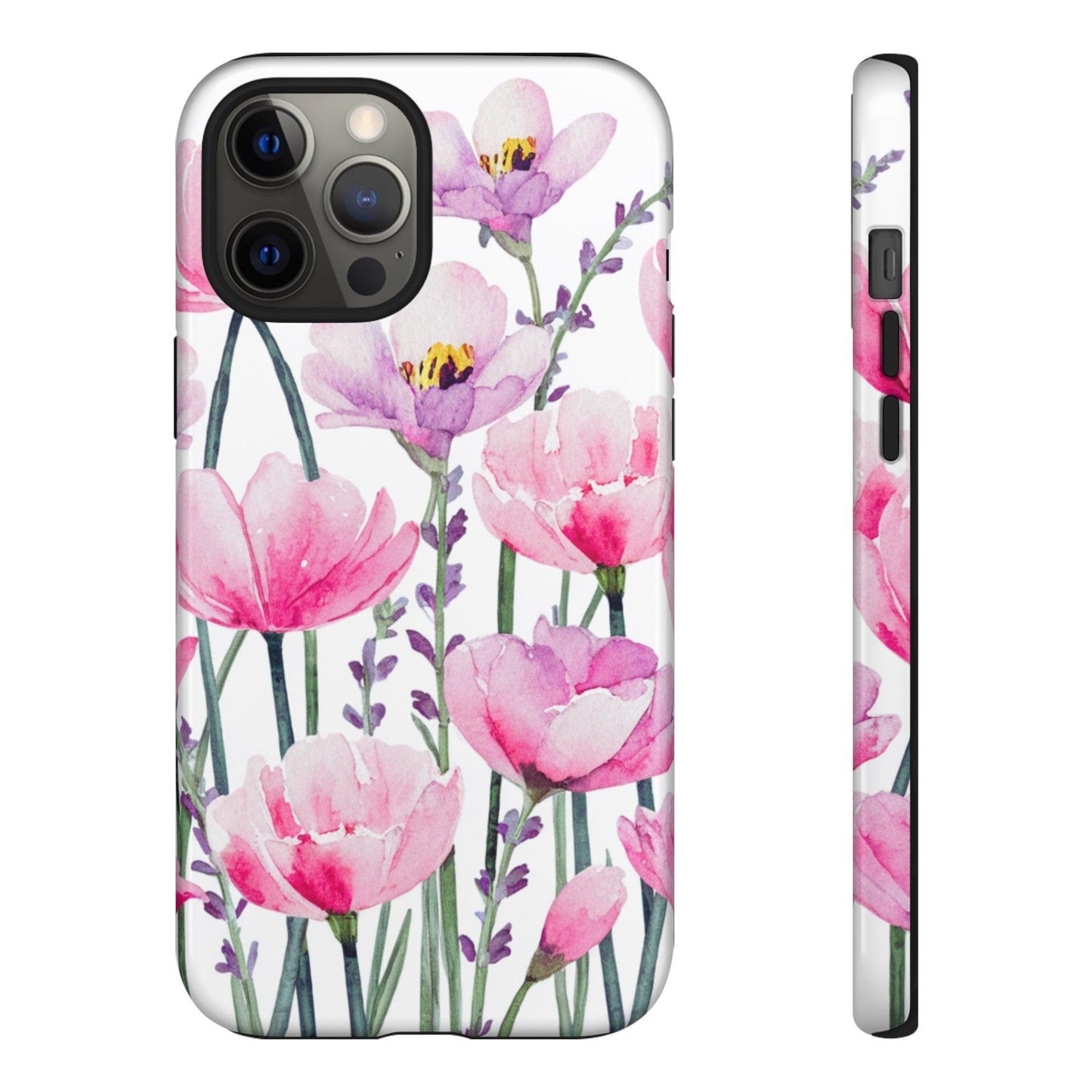 Tough Cellphone Case :" Eclectic Elegance Phone Case Collection" ( Floral patterns)