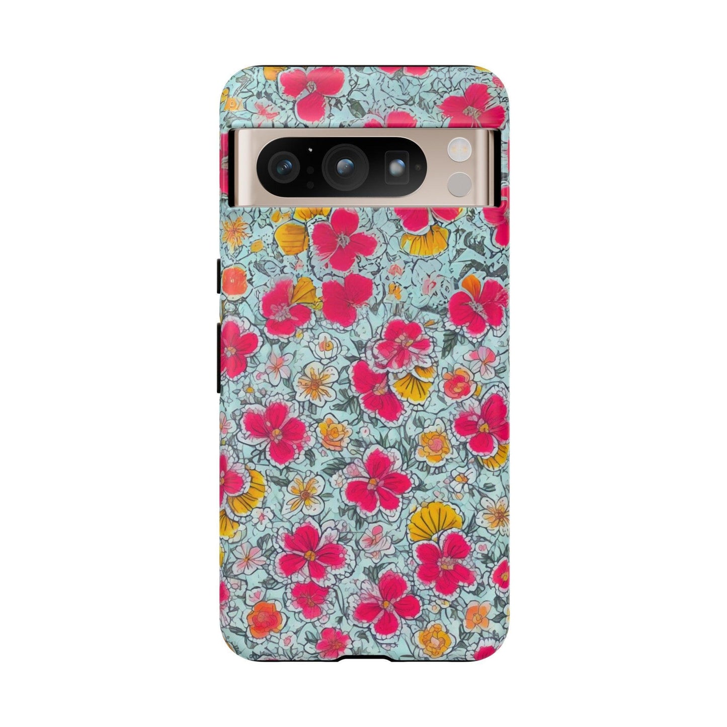 Tough Cellphone Case :" Eclectic Elegance Phone Case Collection" ( Floral patterns)