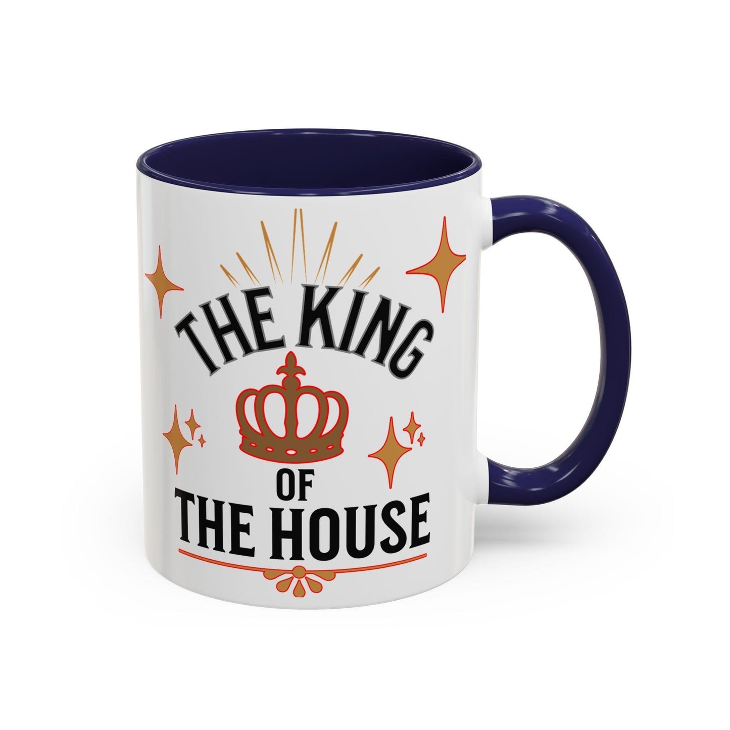 Royal Accent Coffee Mug   (11, 15oz)  " Dad, The King of the House Collection"