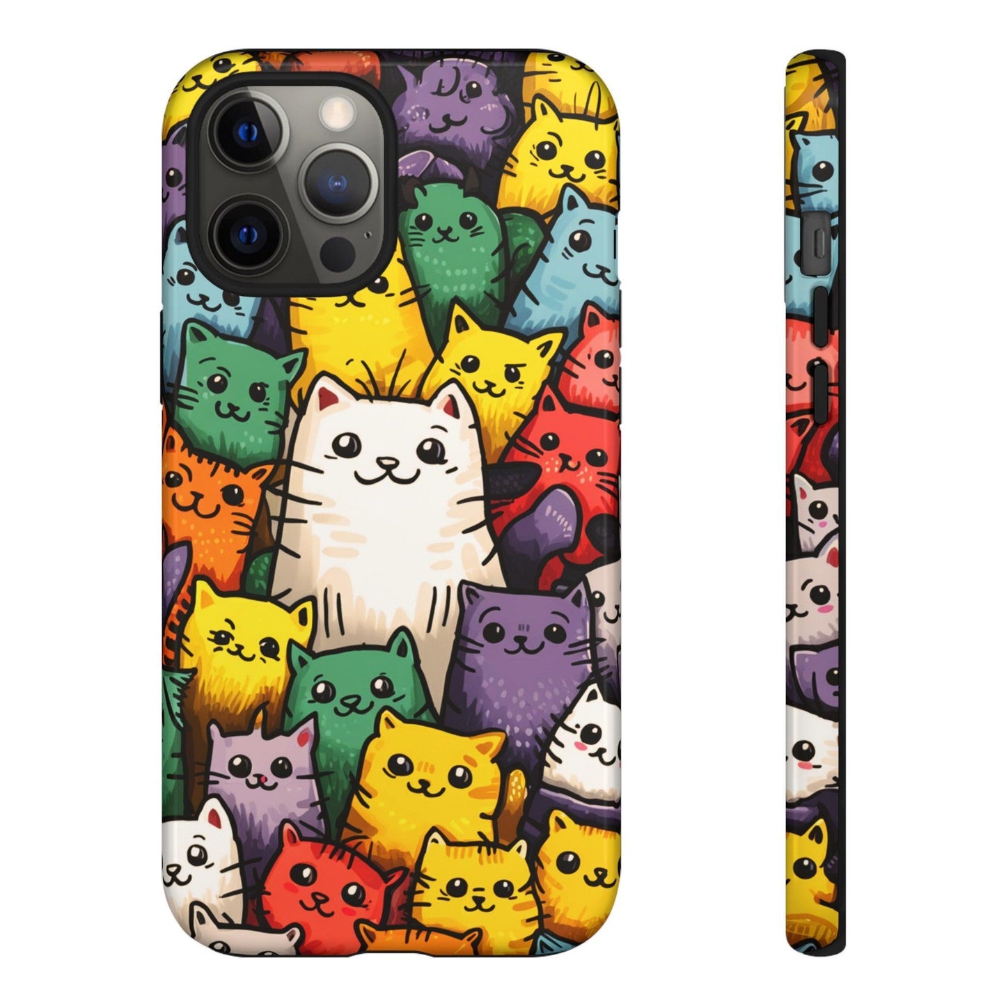 Cat Lovers Collection Tough Cellphone Case - Cosmic Creations by Karen