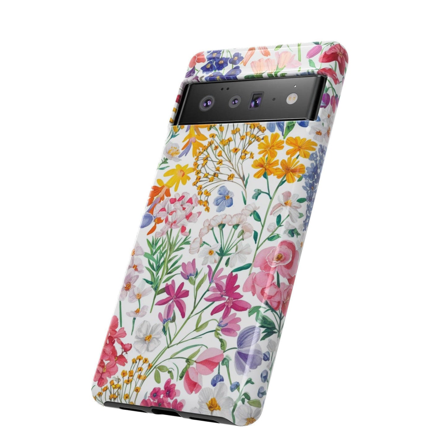 Tough Cellphone Case :" Eclectic Elegance Phone Case Collection" ( Floral patterns)