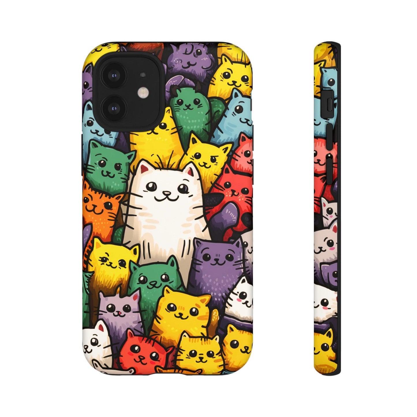 Cat Lovers Collection Tough Cellphone Case - Cosmic Creations by Karen