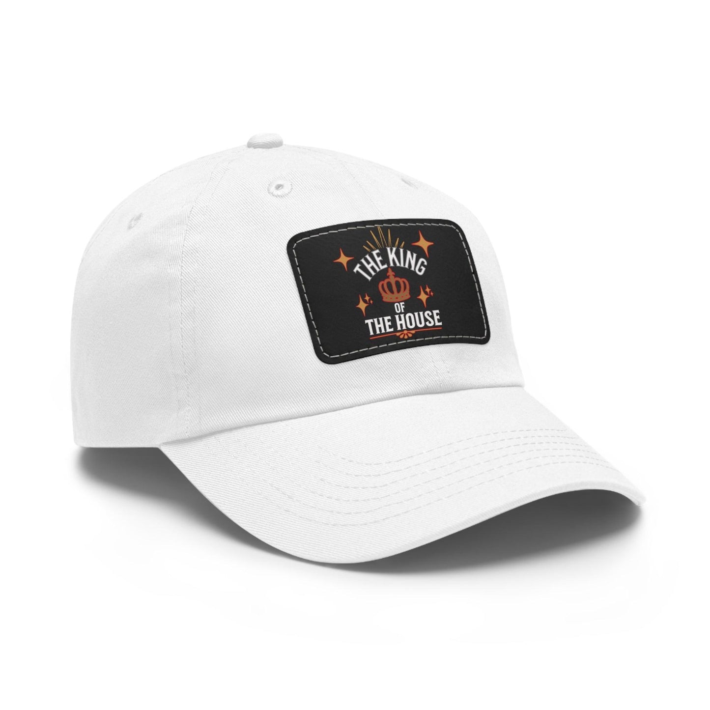 Leather Patch King's Dad Hat :  "Dad, The King of the House Collection"