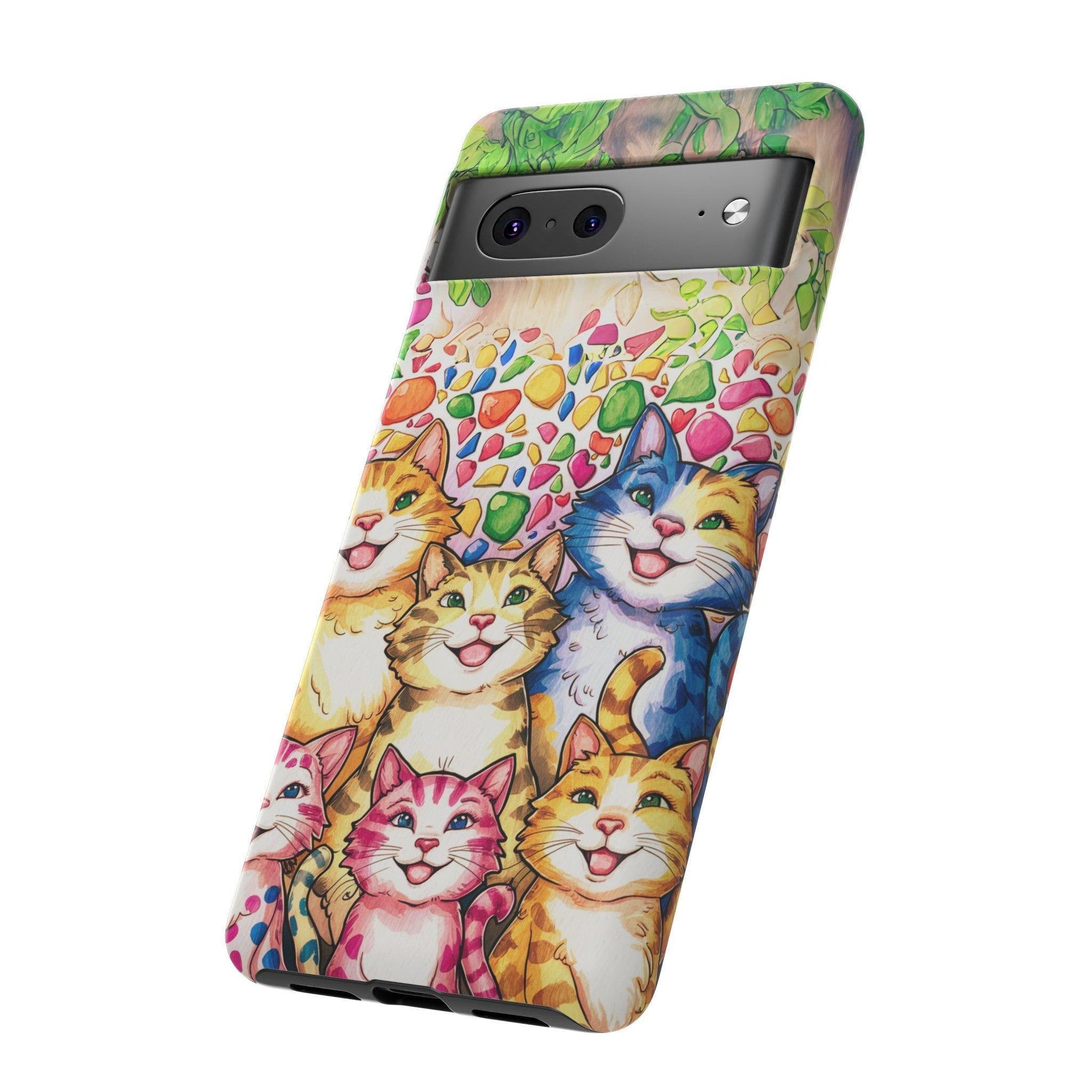 Cat Lovers Collection Tough Cellphone Case - Cosmic Creations by Karen