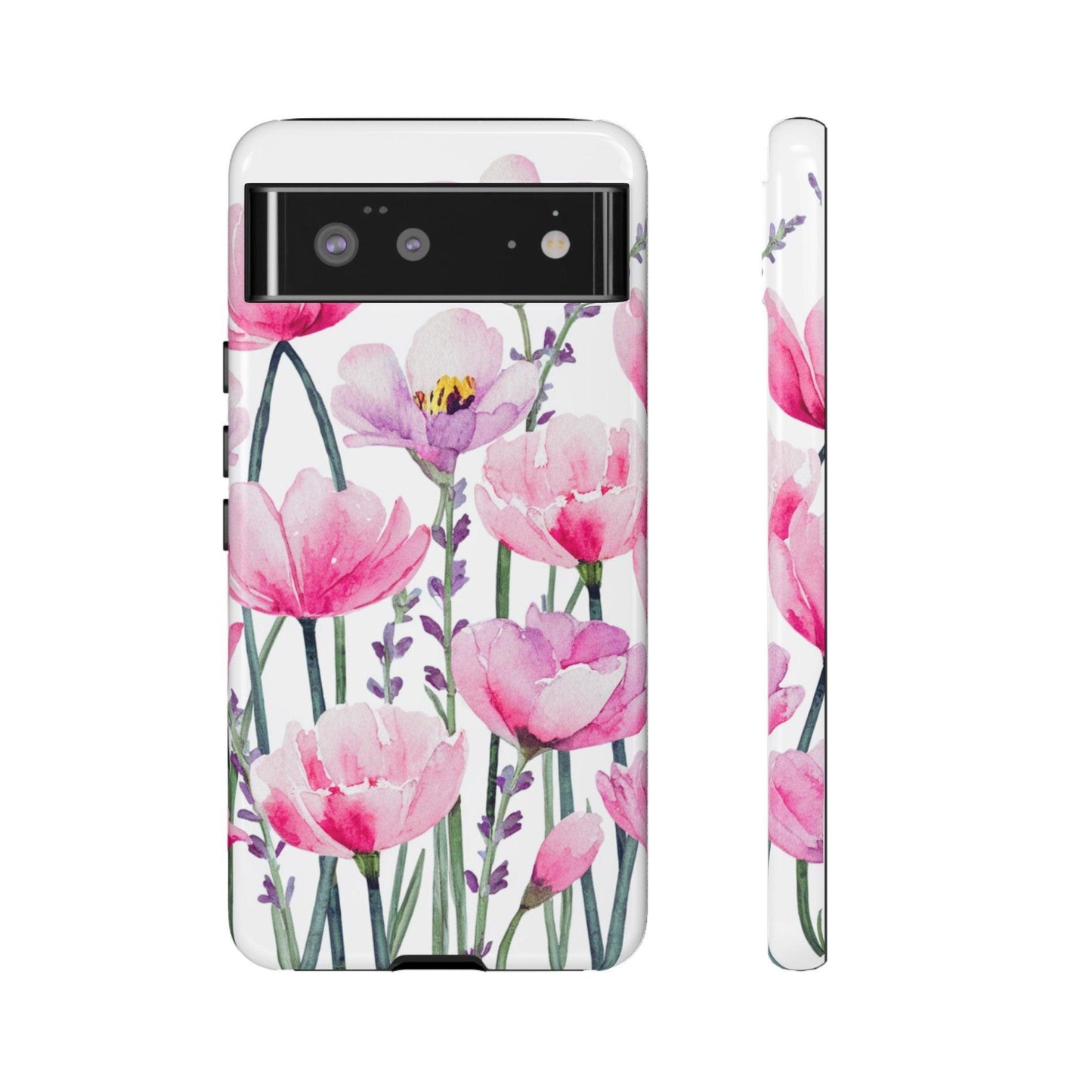 Tough Cellphone Case :" Eclectic Elegance Phone Case Collection" ( Floral patterns)