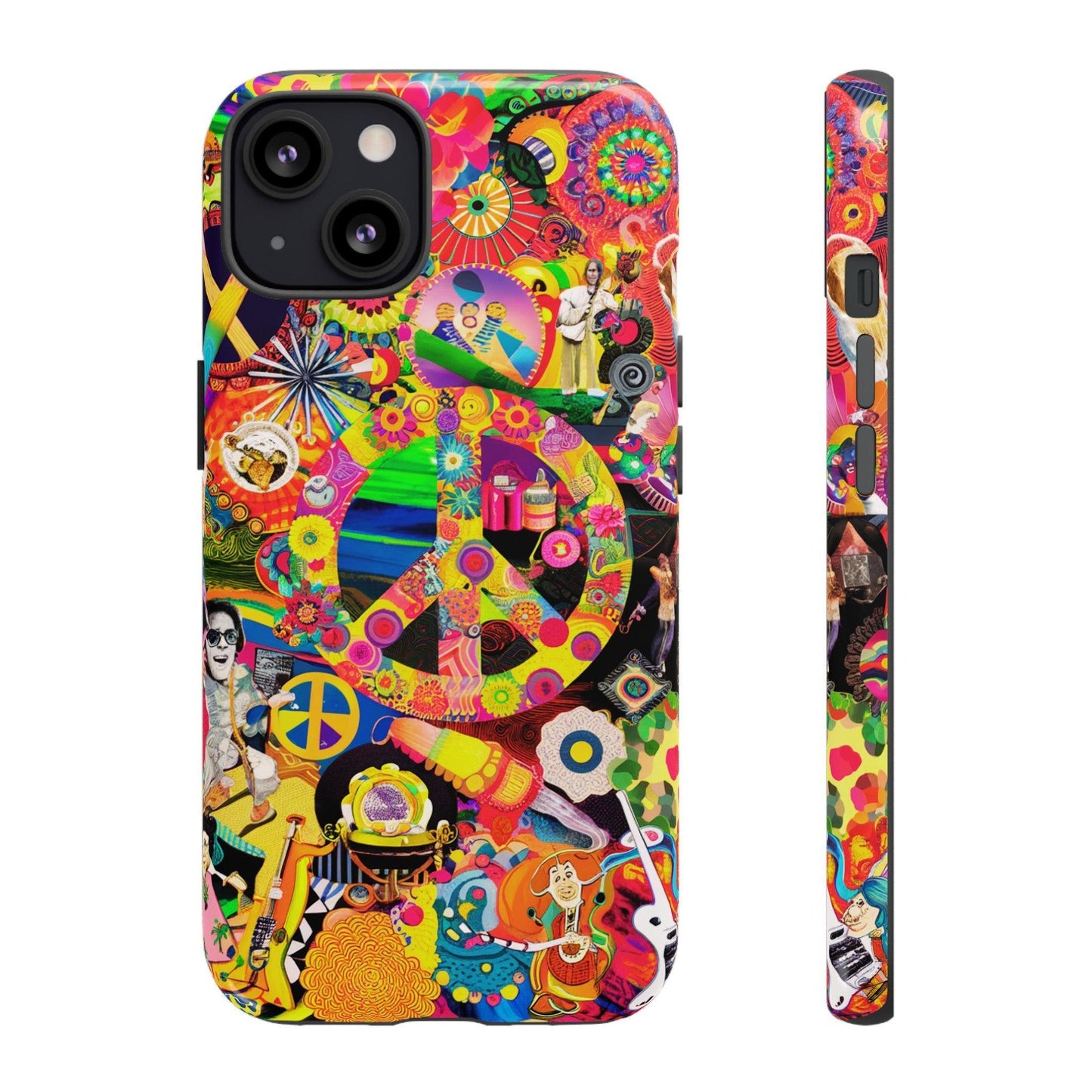 Tough Phone Case :" Eclectic Elegance Phone Case Collection" ( Hippie Style patterns)