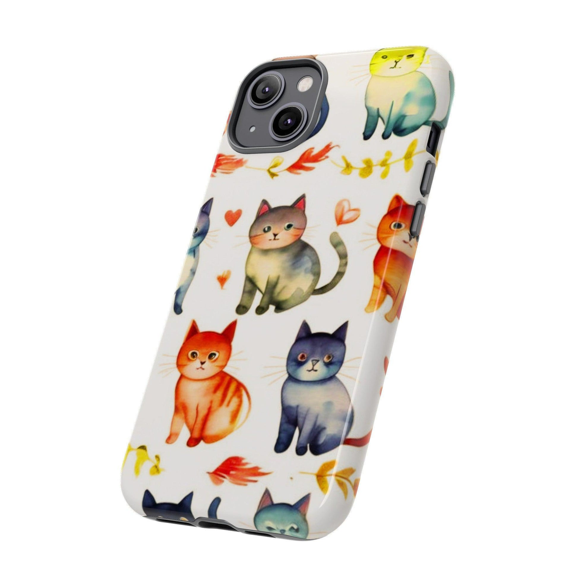 Cat Lovers Collection Tough Cellphone Case - Cosmic Creations by Karen