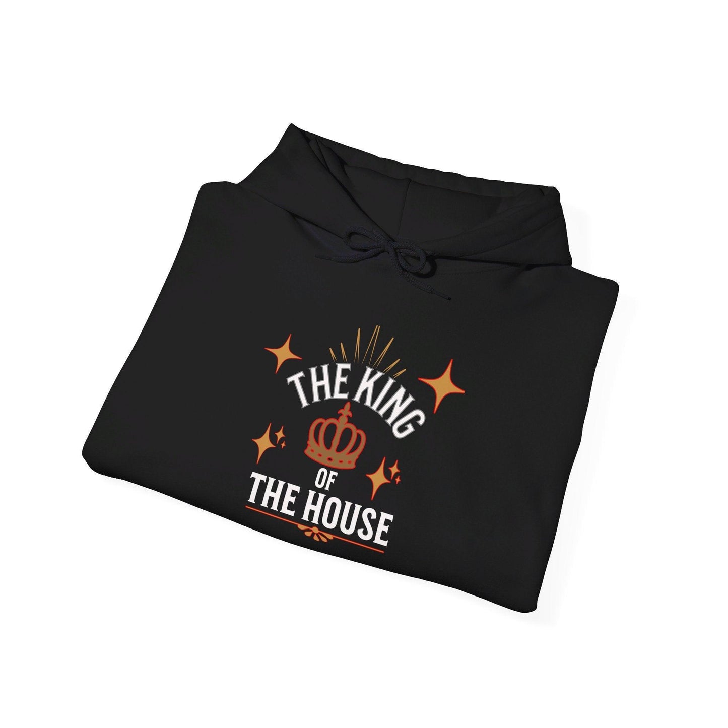 King's Heavy Blend Hooded Sweatshirt : "Dad, The King of the House Collection"