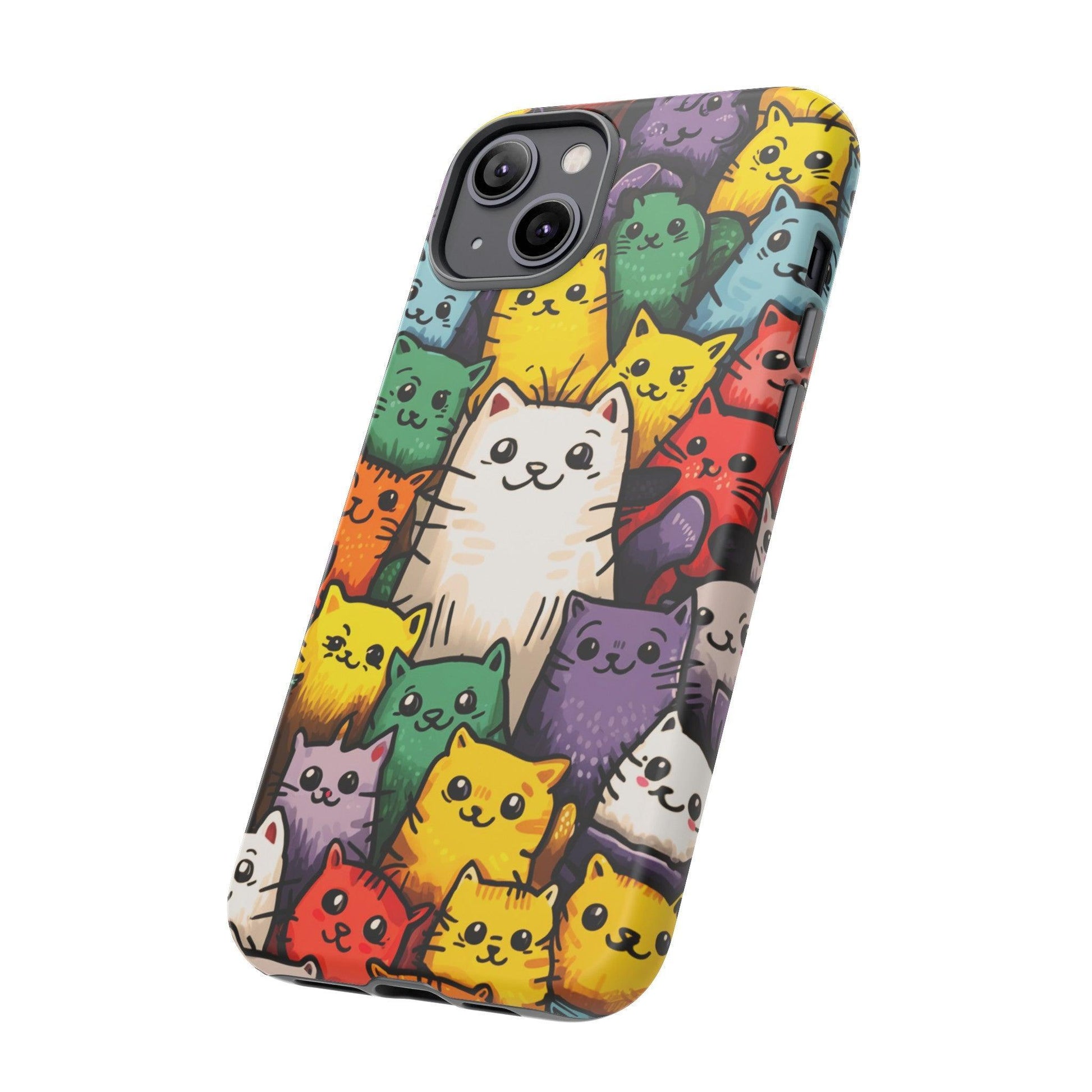 Cat Lovers Collection Tough Cellphone Case - Cosmic Creations by Karen