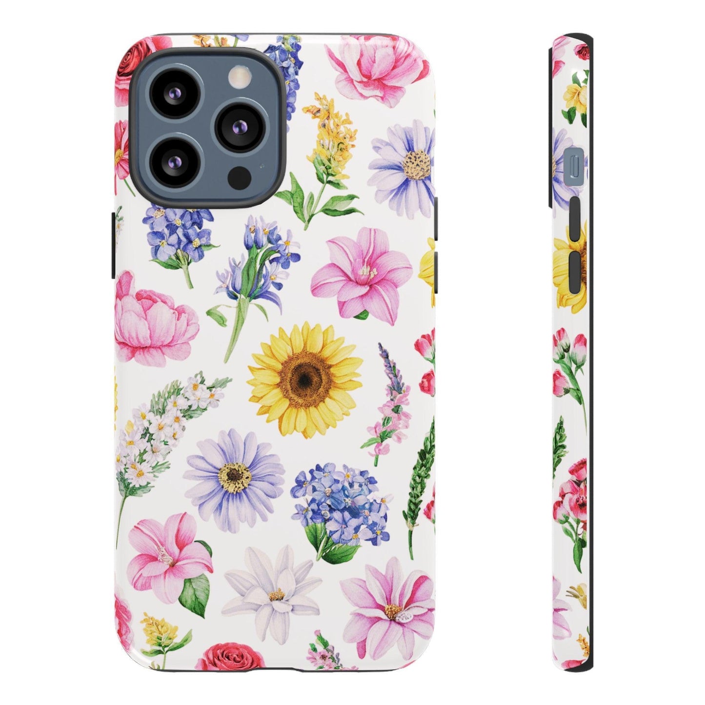 Tough Cellphone Case :" Eclectic Elegance Phone Case Collection" ( Floral patterns)