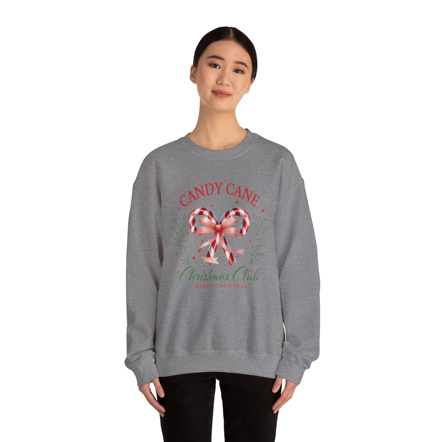 Christmas  Candy Cane Unisex Crewneck Sweatshirt