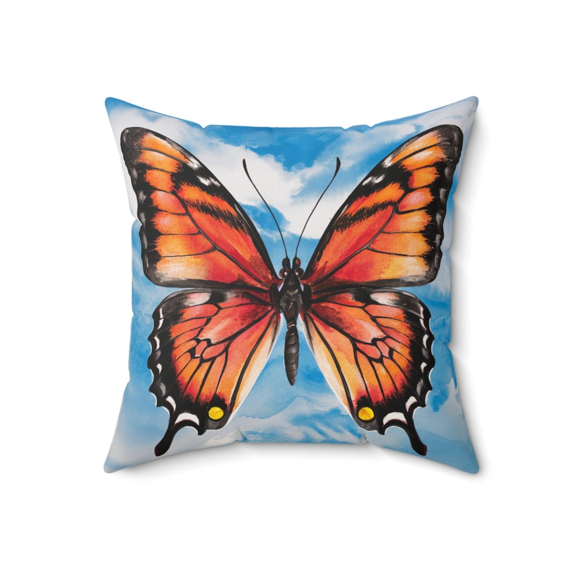 Monarch Butterfly Majestic Pillow - Cosmic Creations by Karen